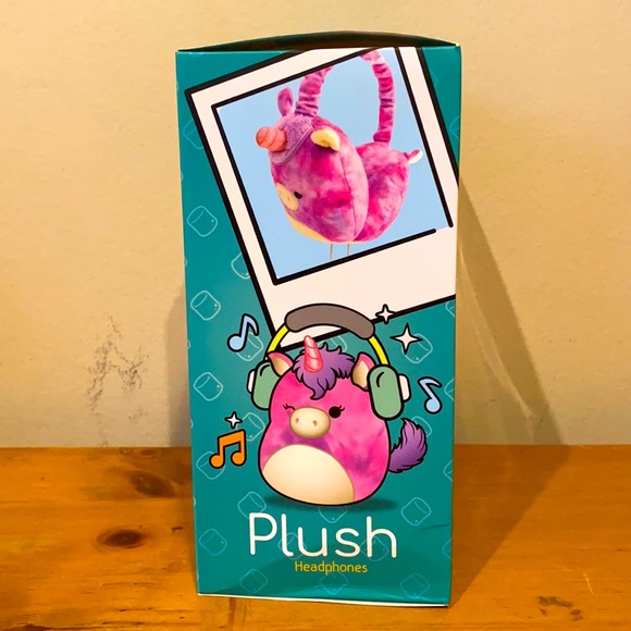 Squishmallows plush unicorn Lola headphones aux-in new in box - Picture 2 of 8